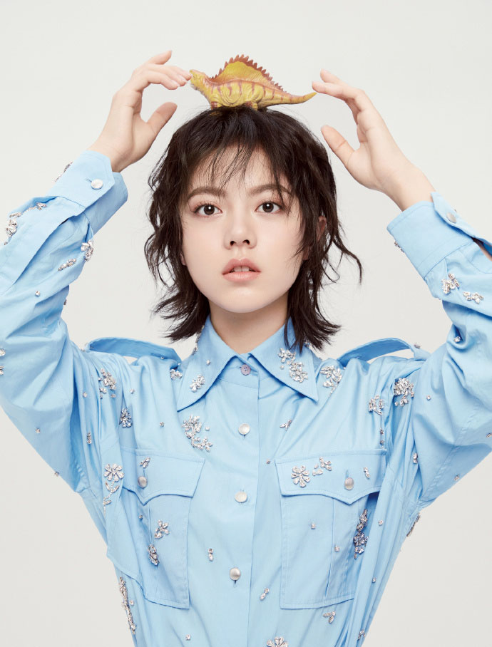 赵今麦小清新艺术时尚风格写真图片