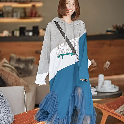 初秋收起短裙穿长裙，10款卫衣裙不可缺少，减龄百搭还时髦