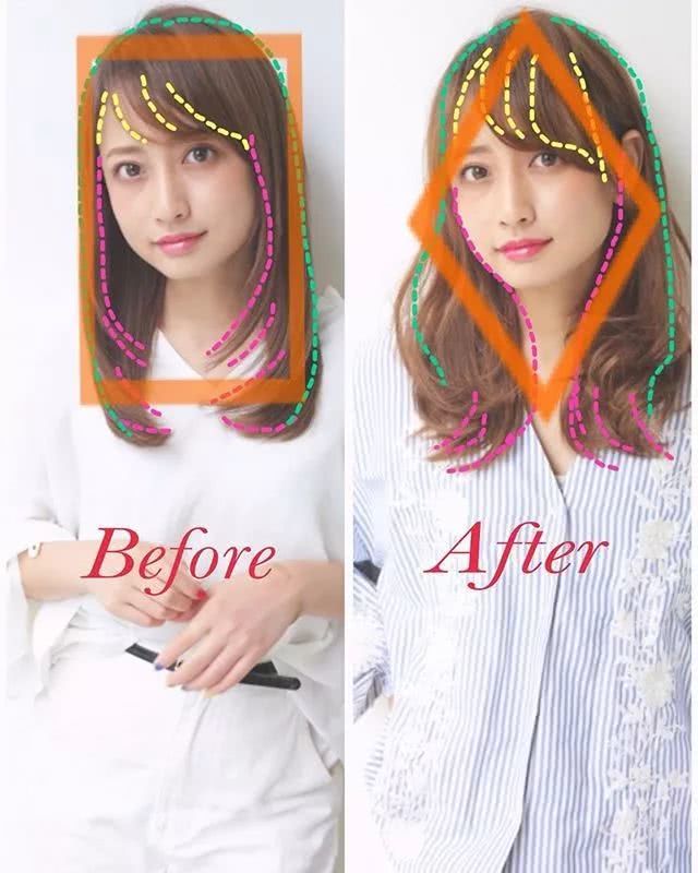 大脸女孩必看的一个发型，小颜菱形剪