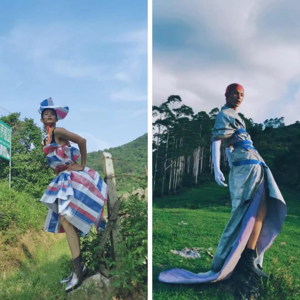 这位中国小伙把田埂变成了时装周，不仅有高级脸还有一颗追梦心