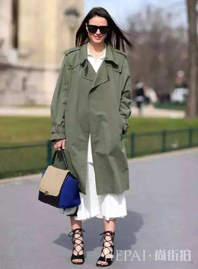 初秋穿风衣,内搭用这5样,让你做个精致美丽的女人