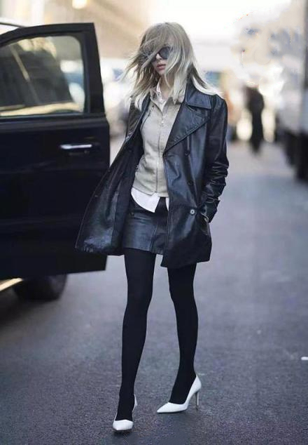 欧美街拍示范：这些搭配方法你掌握了就是初秋街上最靓的美女！