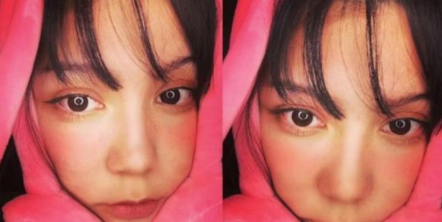 狂蹭热巴热度,美颜前后像换脸,网友:这位妹妹太想红了!