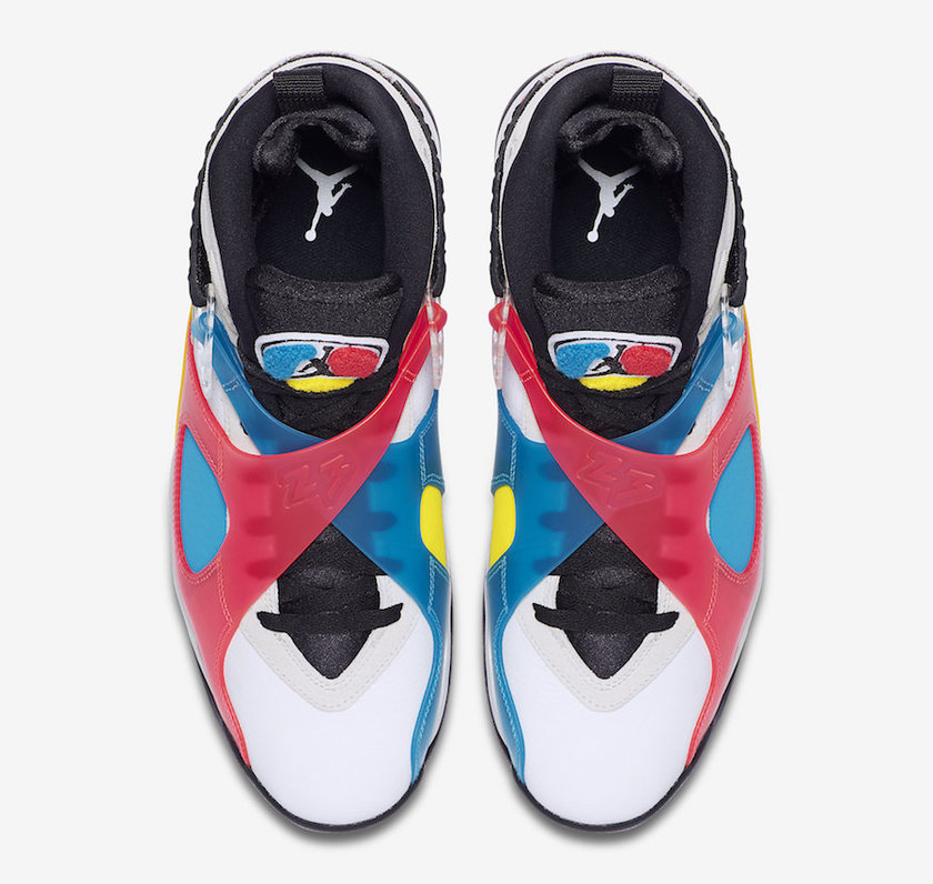官网预告来袭！Air Jordan 8“Multi-Color”明日登场！