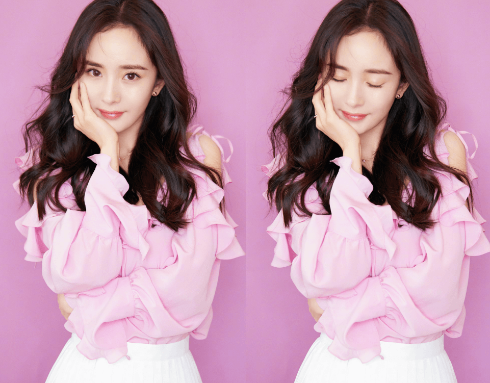 杨幂穿无痕裙秀出好身材，珠宝饰品越发优雅迷人