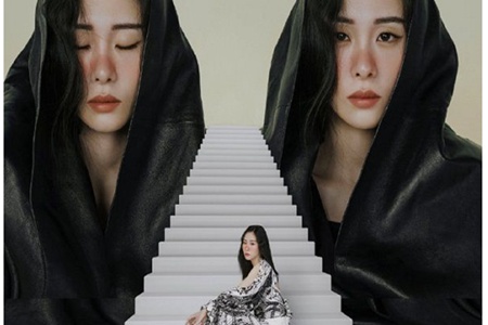 张碧晨化妆
