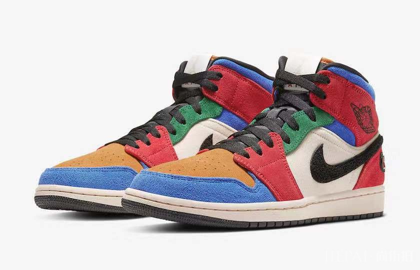准备好了没!Blue The Great x Air Jordan 1 Mid “Fearless” 官图释出!