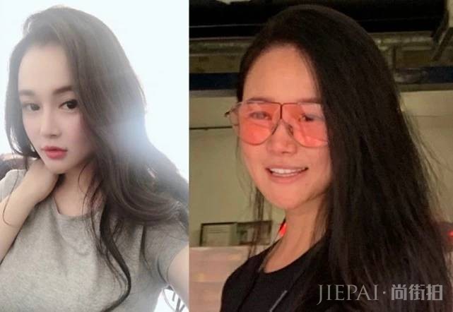 冉莹颖生三胎后素颜出镜面露憔悴,眼袋皱纹明显腿却被P到变形