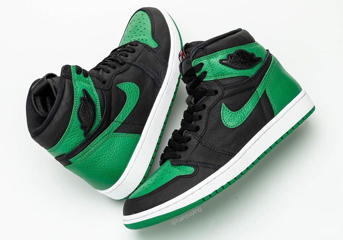 2019必入系列!Air Jordan 1 “PINE GREEN”实物上脚细节双曝光!