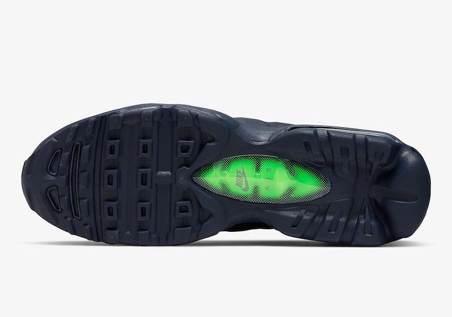 亮眼荧光绿点缀！Nike Air Max 95 全新配色即将登场！