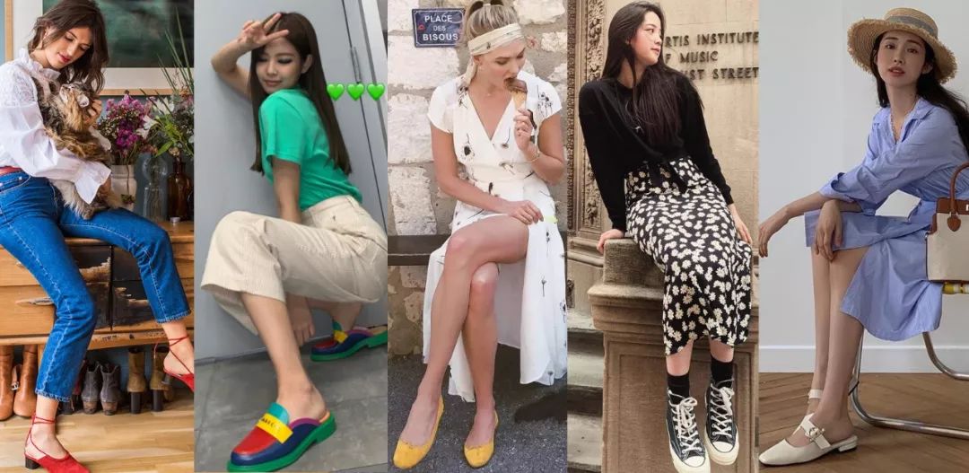 高跟鞋再也不是必需品!平底鞋+裙子才是秋季最美的搭配!