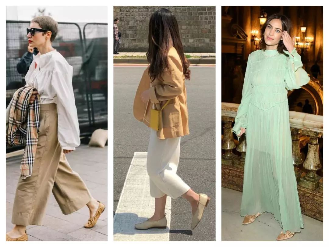 高跟鞋再也不是必需品!平底鞋+裙子才是秋季最美的搭配!