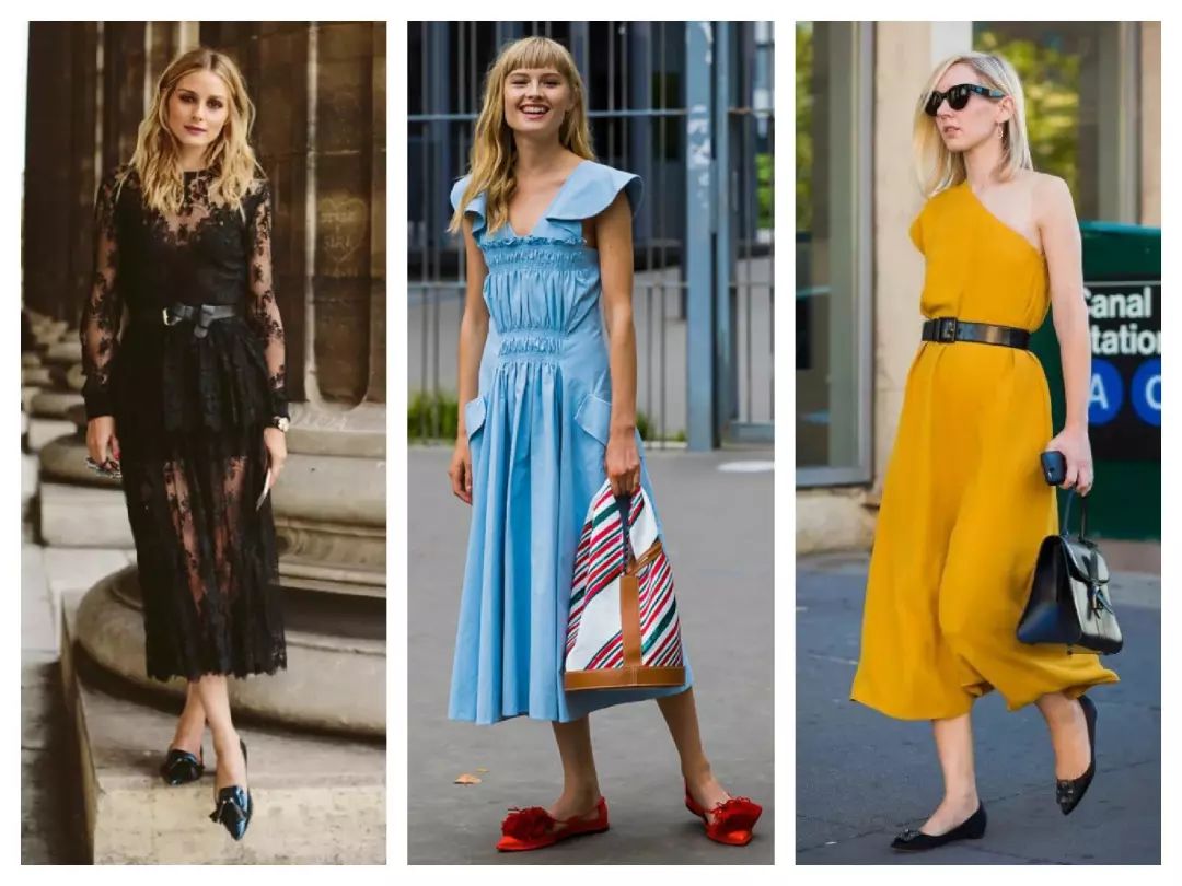 高跟鞋再也不是必需品!平底鞋+裙子才是秋季最美的搭配!