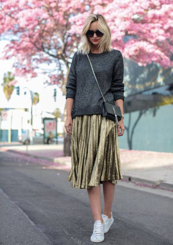 穿裙子不知道怎么选择?牢记迷笛裙穿搭指南,每天随意搭配都好看