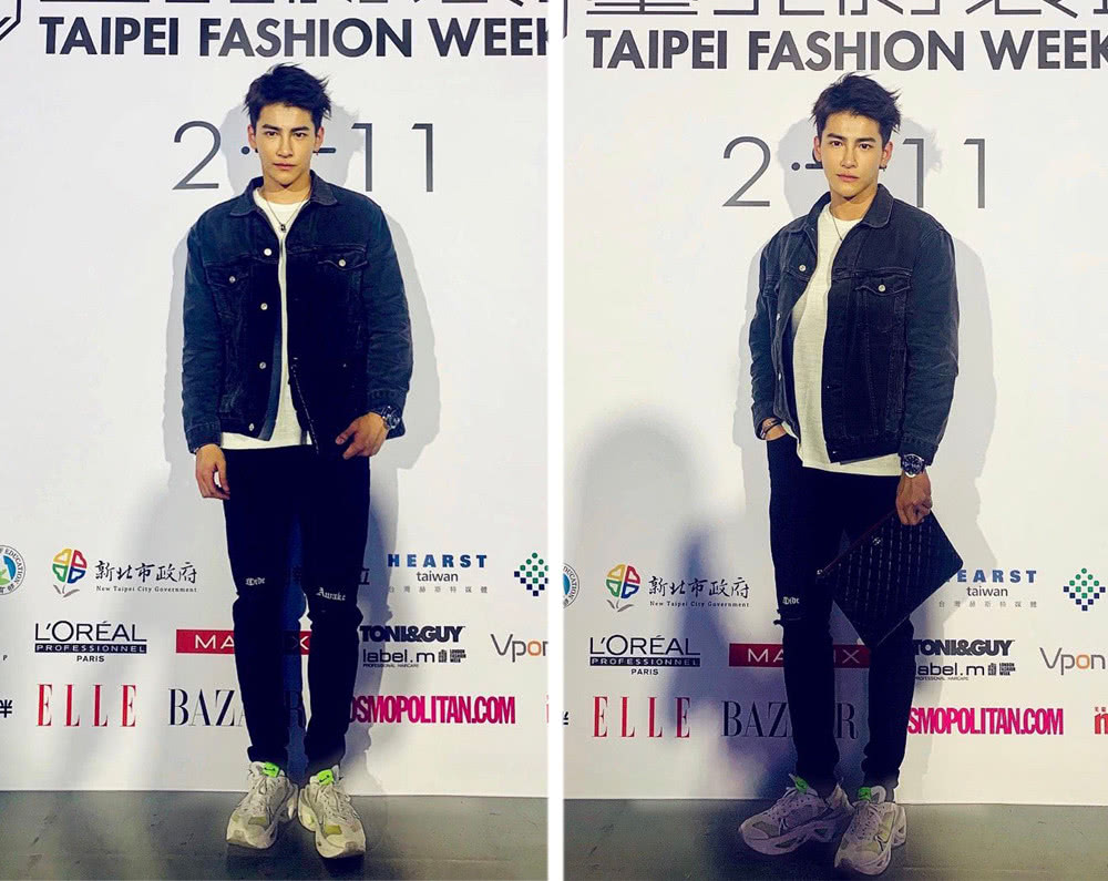 时装周范玮琪陈建州同穿黑衣秀恩爱,任家萱搭配红色纸袋裤出风头