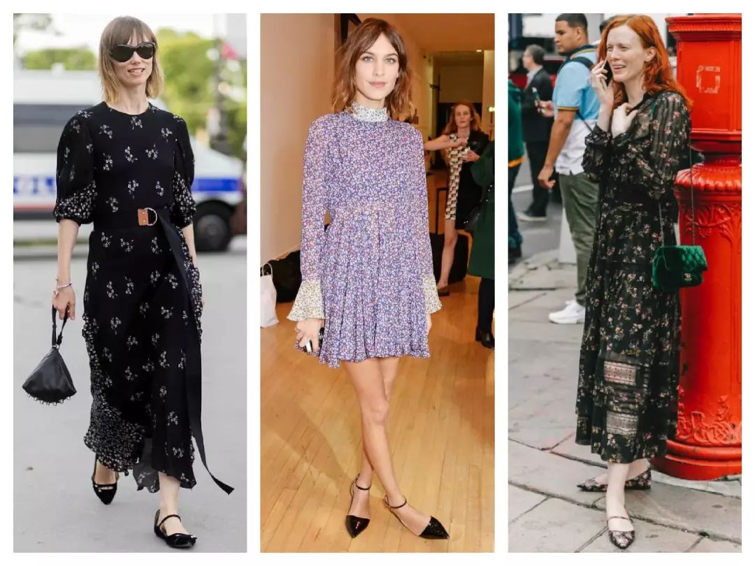 高跟鞋再也不是必需品!平底鞋+裙子才是秋季最美的搭配!