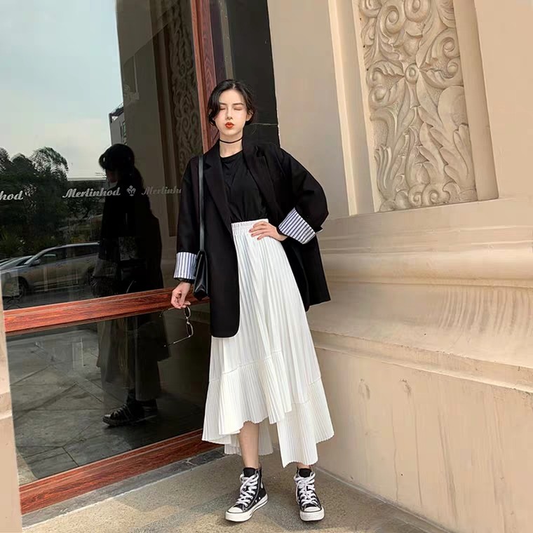 穿裙子不知道怎么选择?牢记迷笛裙穿搭指南,每天随意搭配都好看