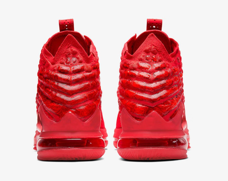 烈火雄心!纯红 LeBron 17 下月中旬霸气登场!