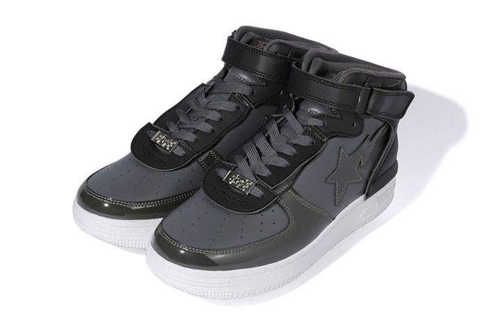 与NIKE AIR FORCE 1同台battle?BAPESTA全新中帮版本正式亮相!