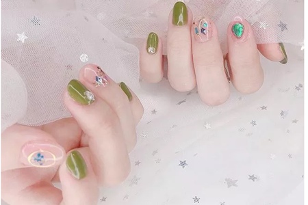 1564030446662062.jpg 夏日清爽美甲流行款式图片,气质图案简单教程