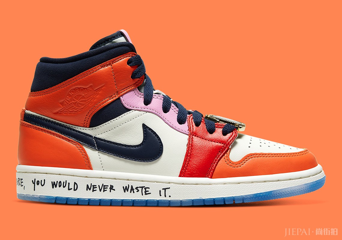 售前欣赏!Melody Ehsani x Air Jordan 1 Mid官方细节释出!