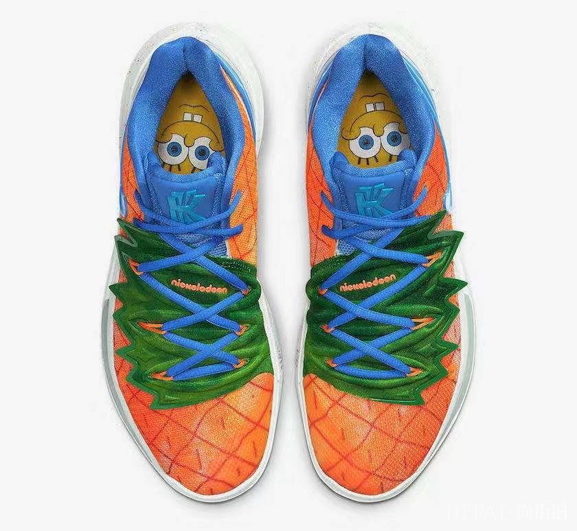 官图释出!这款《海绵宝宝》x Nike Kyrie 5 你喜欢吗?
