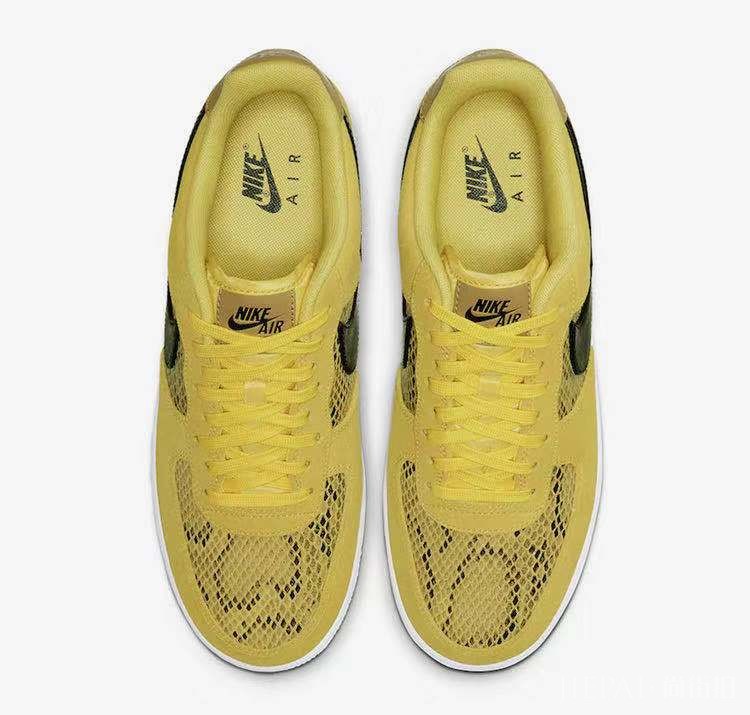 黄蛇纹即将登场！这双 Air Force 1 你怎么看？