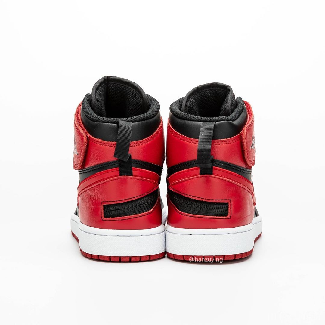 可能比元年黑红还要火！Air Jordan 1 High Fly Ease“Gym Red”实物近赏！