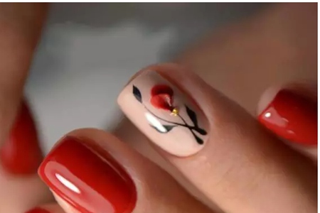 1563266270697449.jpg 婚礼红色美甲款式大全,典雅高级的指甲图案图片