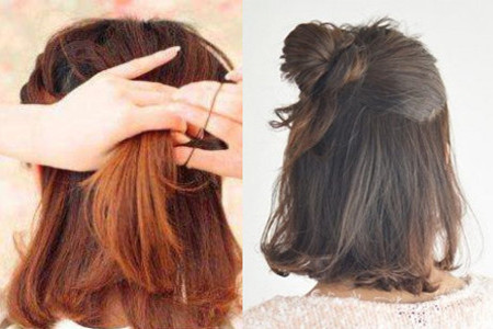 韩式学生短发怎么扎 这几种编法会让你更好看