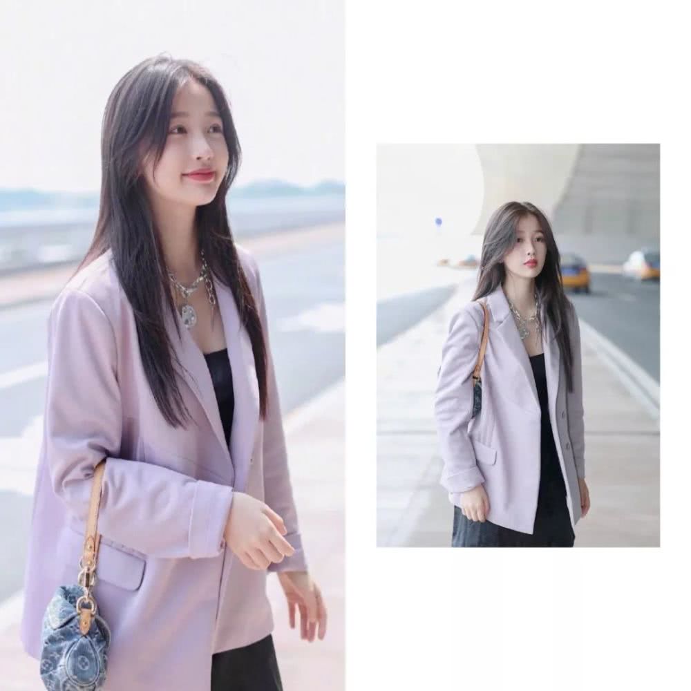 郑爽颜值变化有点大?江疏影的西装“借给”了这么多人