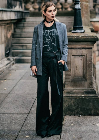 阔腿裤看起来显胖?那说明你根本不了解它