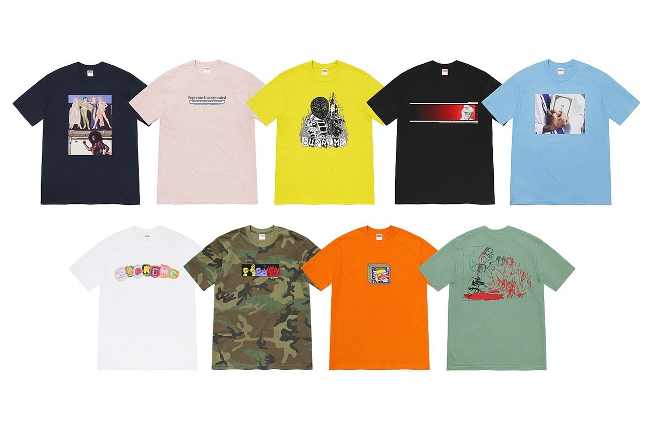 Supreme 2019秋冬再次更新,又是冲的节奏!