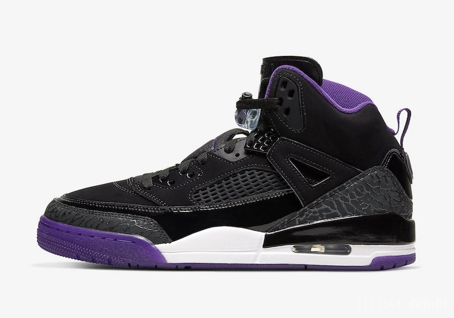 Air Jordan 5 黑紫葡萄配色很眼馋？那这款 Jordan Spizike 不要错过！