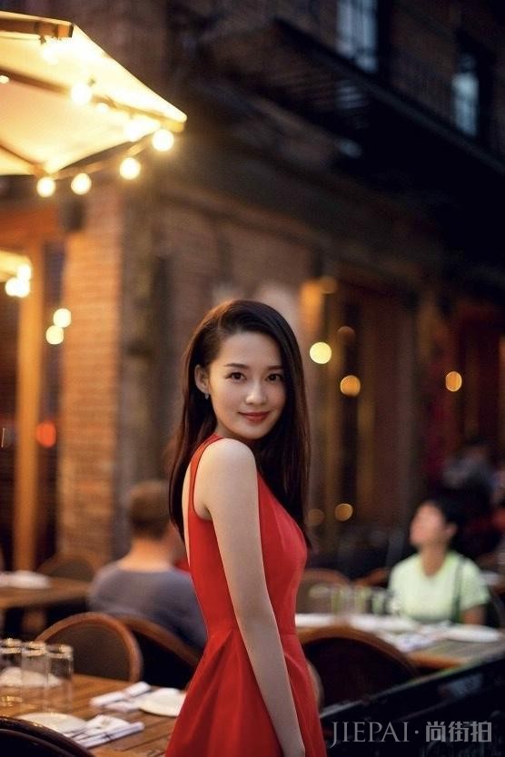 李沁穿红裙清纯似少女,踩“牙签鞋”性感妖娆