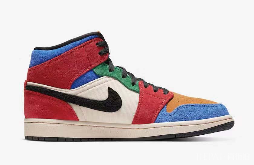 准备好了没!Blue The Great x Air Jordan 1 Mid “Fearless” 官图释出!