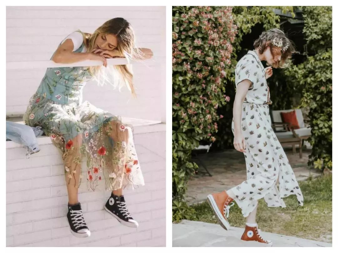 高跟鞋再也不是必需品!平底鞋+裙子才是秋季最美的搭配!