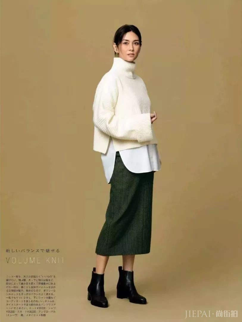 毛衣怎么穿既舒服还温柔,跟着日本杂志学学吧