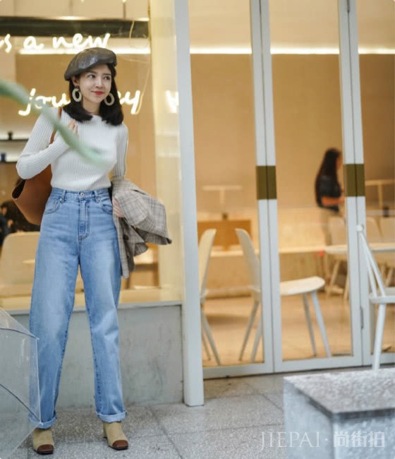 时尚博主三木穿毛衣搭配很吸睛，秋冬这几种穿搭时髦又大气