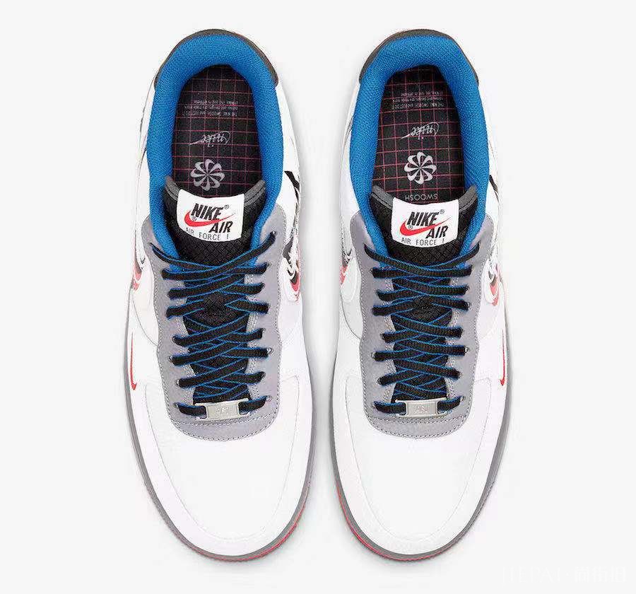 又一款线稿主题!这双 Air Force 1“Script Swoosh”你喜欢吗?