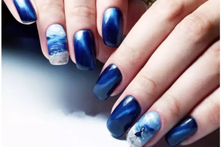 立秋美甲的最新款式,秋季流行指甲造型让你尝鲜