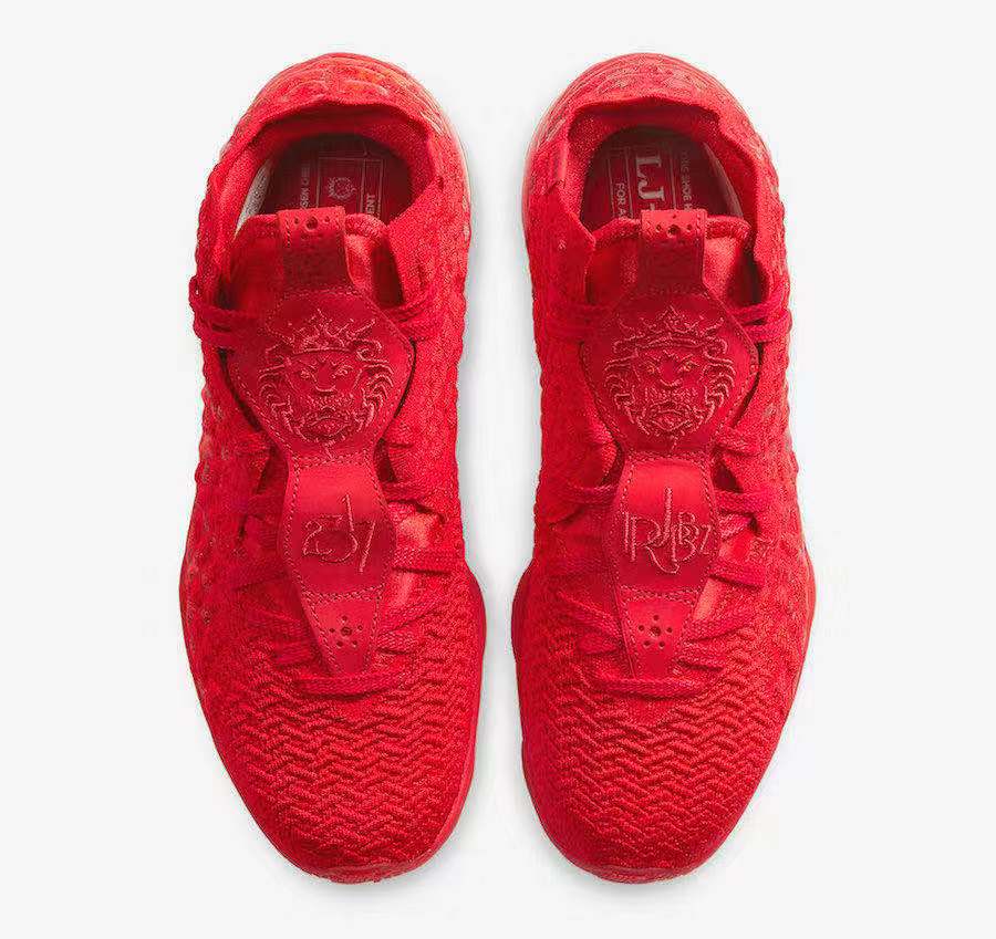 烈火雄心!纯红 LeBron 17 下月中旬霸气登场!