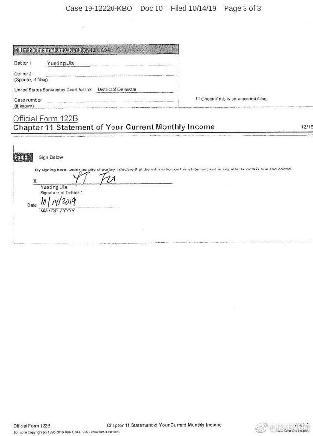 贾跃亭和甘薇居然已经申请离婚了 ？支付甘薇家庭费用约361万人民币