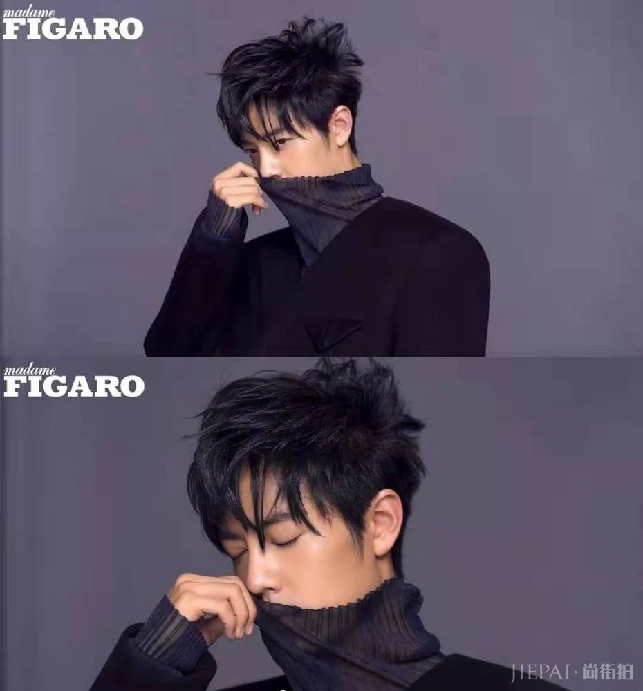 肖战登10月刊杂志封面,一头乱发表现力太强