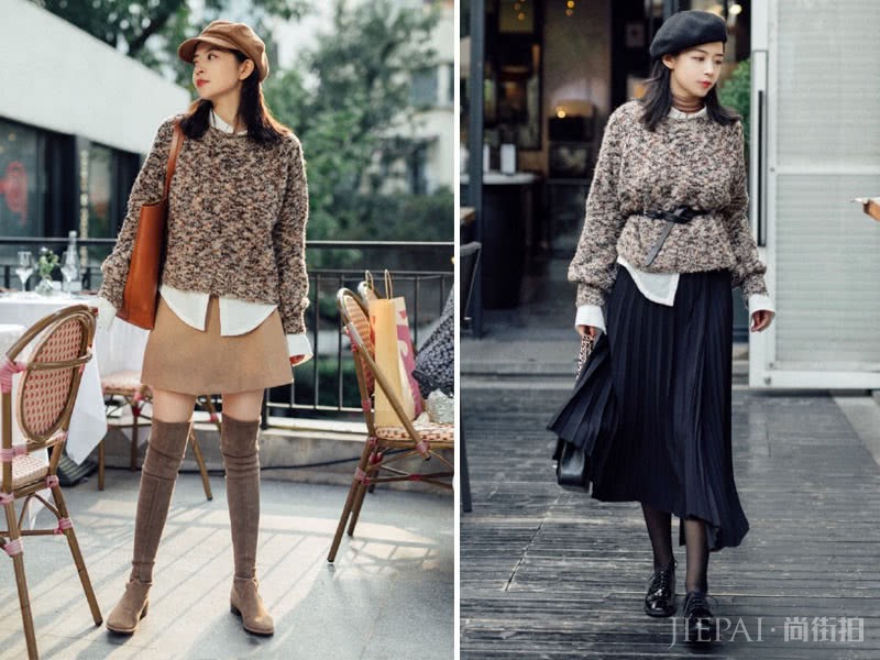 秋季毛衣找不到搭配灵感?快看三木的毛衣搭配,质感又温柔超美