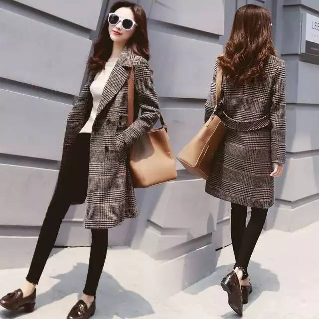 今年秋冬穿毛呢外套最好看，尤其适合小个子女生穿