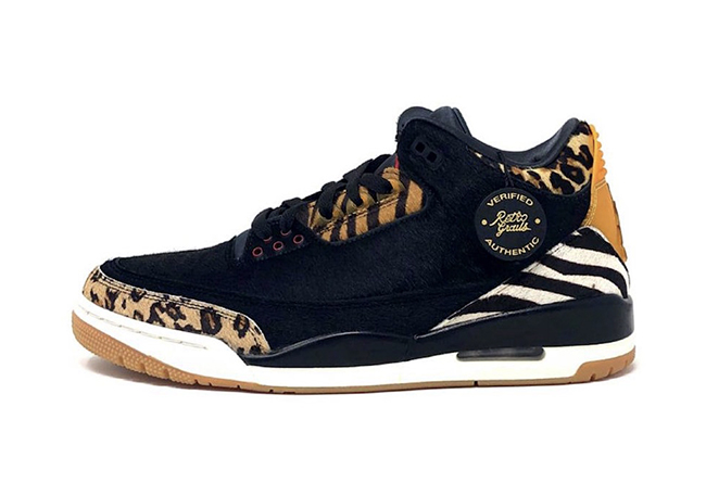 激似atmos x Air Max 1 “Animal Pack” 配色,这双AJ3又得冲!