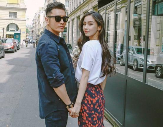 攻破传闻?杨颖为黄晓明庆生,看到这四字后,网友:继续假装!