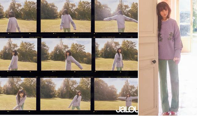 清纯美女郑爽毛衣造型唯美浪漫!岂料隔空撞上韩国当红女星孔孝真、金泫雅