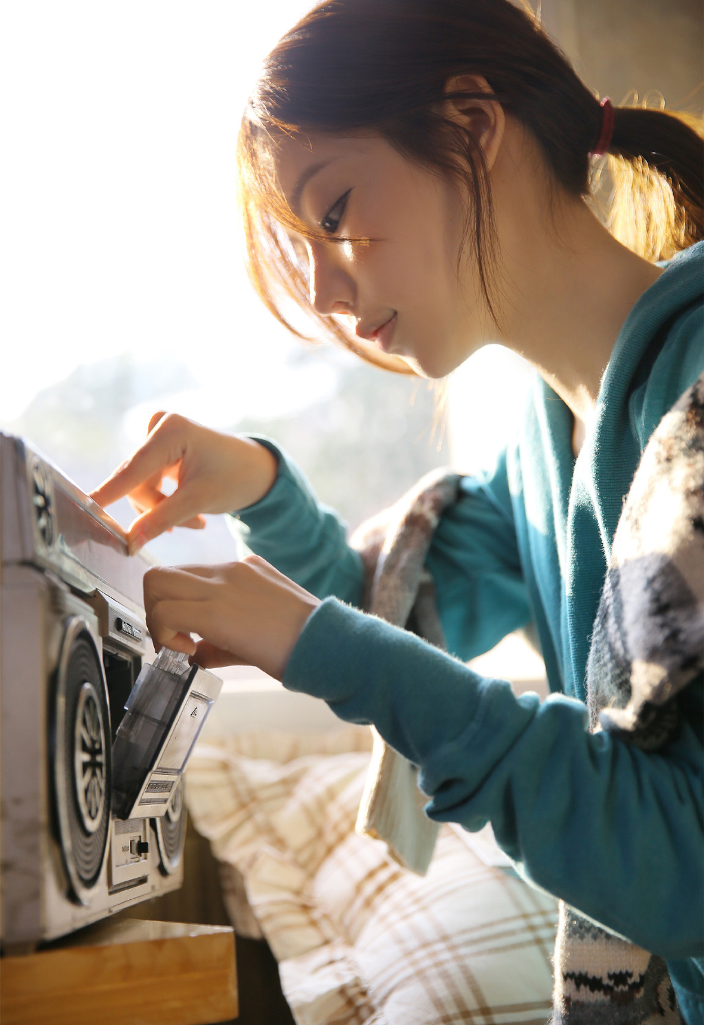 清纯美女美腿诱人私房写真图片